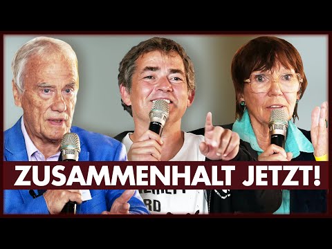 Das Gebot der Stunde: Zusammenhalt und Frieden! (Michael Ballweg, Christiane Reymann, Reiner Braun)