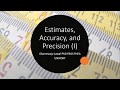 Estimation in Scientific Research