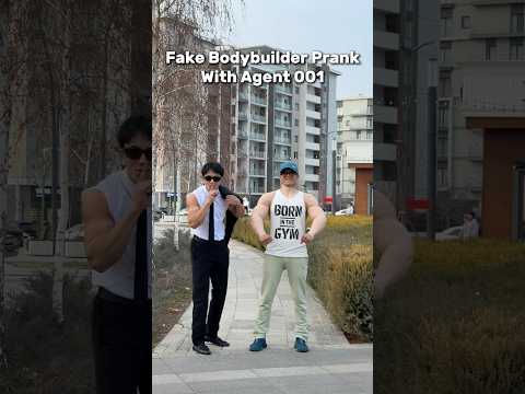 Fake Bodybuilder Prank😂🔥with Agent 001😎🤫 #duet #aestheic #prank #fitness #motivation #reaction