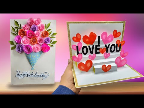 DIY-Valentine's Day Greeting Card for Boyfriend / Girlfriend | Handmade Card for Valentine's Day