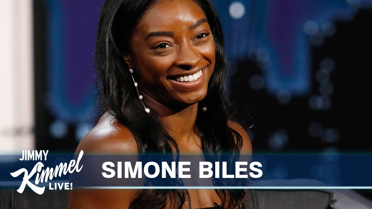 Simone Biles on Superhero Flipping Abilities, Loving Imos Pizza & New Bus Tour
