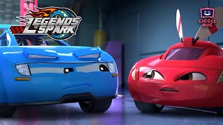 Racer Detectives' Club | Legends Of Spark (13-Minute Animated Cars Show for Kids!)
