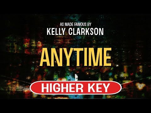 Anytime (Karaoke Higher Key) – Kelly Clarkson