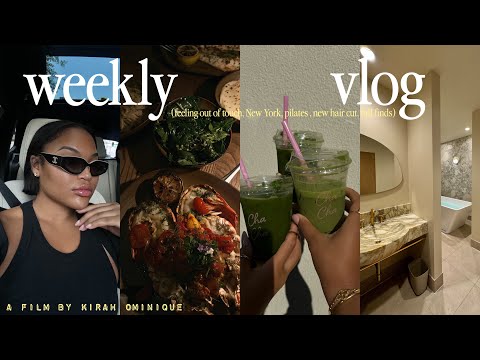 weekly vlog: I cut my hair + life is a mess + apt hunting in NYC + gworls night out + pilates & more