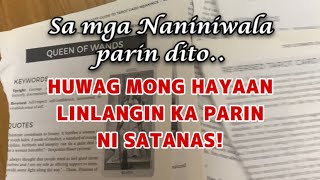 SA MGA NANINIWALA PARIN SA MGA RITUAL PAMPASWERTE AT TAROT LAHAT NG ITO AY PANLILINLANG NI SATANAS!