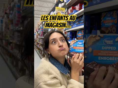 Les ENFANTS au magasin… #humour #maman #enfants
