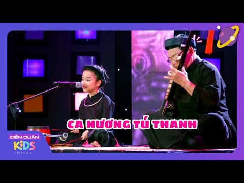 Ca nương 6 tuổi Tú Thanh nối tiếp chương trình bằng bài ca trù Nước nhảy đôi dòng | DQK