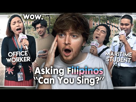 WE FOUND A STAR! (Asking Random Filipinos if They Can Sing | Reaction)