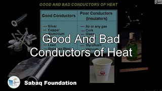 Good And Bad Conductors