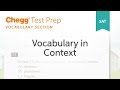 Navigating SAT Vocabulary in Context