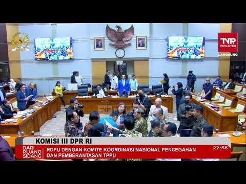 LIVE STREAMING - KOMISI III DPR RI RDPU DENGAN KOMITE TPPU