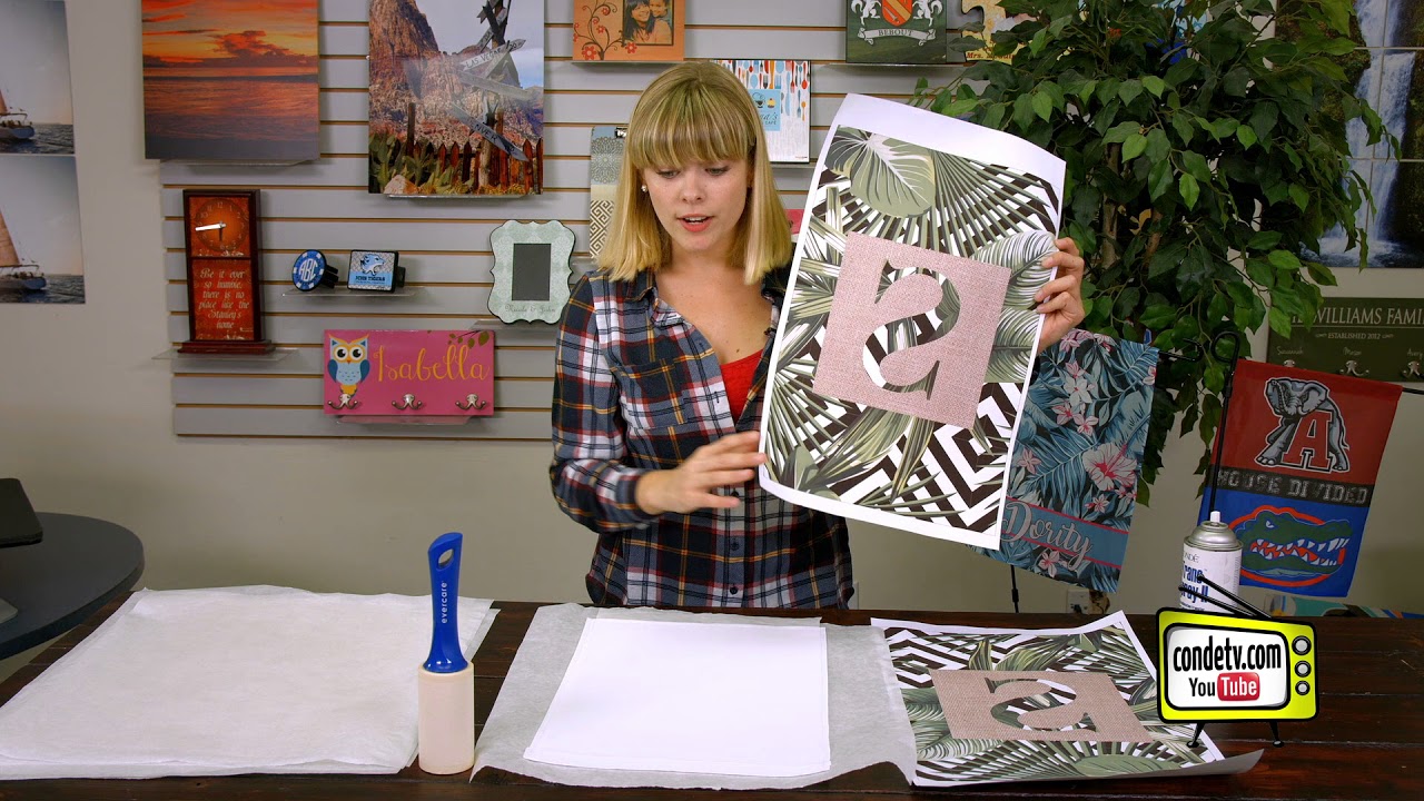 Click to watch the Imprinting Garden Flags with Dye Sublimation video