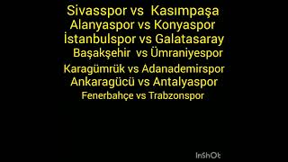 Süper Lig 34.Hafta Maçları #shorts #Karmakarışık oyunlar #fenerbahçe