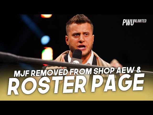 MJF Removed From Shop AEW, Roster Page & More