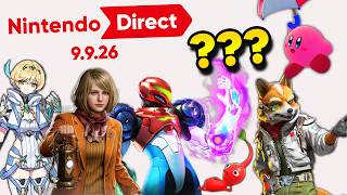 That Nintendo Direct 9.9.26 Was Not for Me and That's Okay