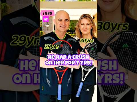 Ace Of Love:💖Andre Agassi & Steffi Graf Romance Story #celebrity #lovestory