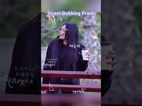 Street Dubbing Prank #funny #haaha #foryou #funyvideo