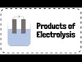 Electrolysis Concepts and Reactions