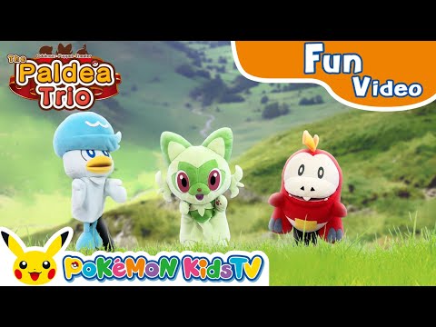 Pokémon Puppet Theater - The Paldea Trio "The Hungry Trio" | Pokémon Fun Video | Pokémon Kids TV​