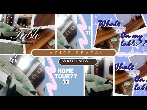 VOICE REVEAL ||what's on my study table||home tour??? ||#vlog #viralvideo #trending