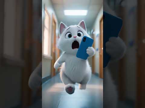 📱🐈‍⬛A kitten was caught stealing evidence of a black cat's crime!🐱💥 #ai #catshorts#aicat#funnumeow8