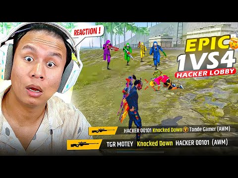 Matchmaking With 😍 Tonde Dai React On My Hacker Level GamePley 😱 Garena Free Fire
