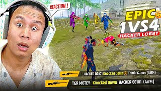 Matchmaking With 😍 Tonde Dai React On My Hacker Level GamePley 😱 Garena Free Fire