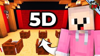 ENDLICH! 5D KINO mit LOGO ist FERTIG 🎢 Minecraft Freizeitpark