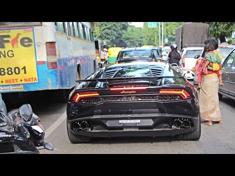 SUPERCARS IN INDIA (BANGALORE) JULY 2016
