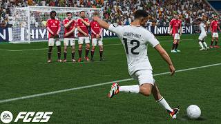 EA FC 25 - FREE KICK GOALS COMPILATION #2 4K