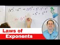 Exponent Rules: Simplifying Expressions with Exponents