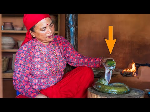 Eel Fish Cutting Cooking and Eating In Village Style || Nepali Food Recipe