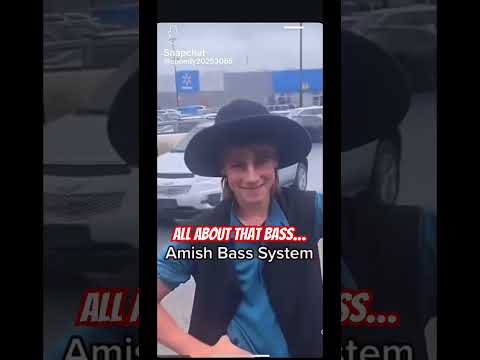 All about that bass bout that bass, no treble. #Bass #Speakers #Amp #Amish #thumping #trentbedding