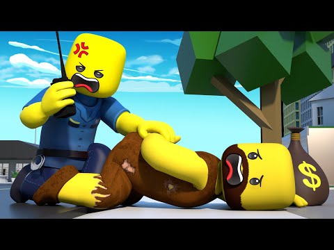 ROBLOX Poor Become Police Song (Brookhaven 🏡RP) ♪ Roblox Animation