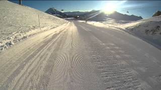Morgens Skifahren