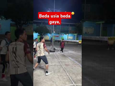 #volleyball#sepaktakrauu#beda usia beda gaya,