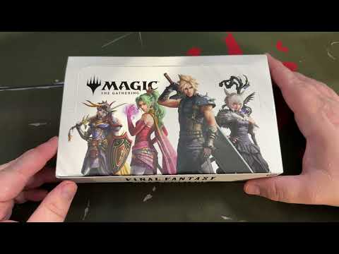Magic The Gathering x Final Fantasy Play Booster Box Pack Opening
