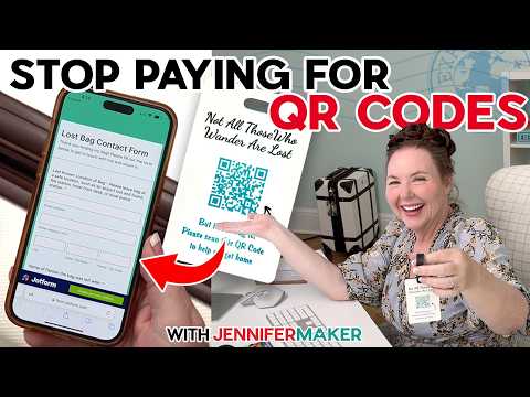 How To Create A QR Code In Canva | Make Easy, Smart Luggage Tags