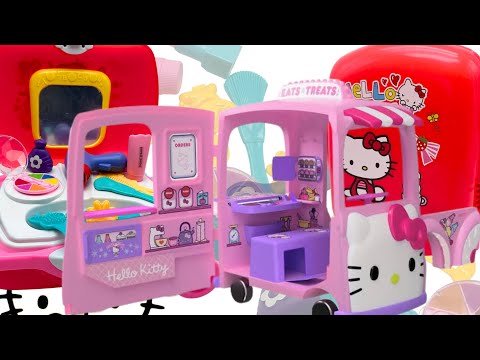 9 minutes Satisfying with Unboxing Cute Hello Kitty Beauty Luggage ASMR