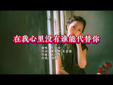 在我心里没有谁能代替你-王佳佳-演唱 KARAOKE