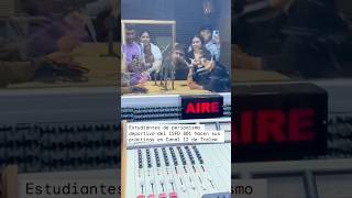 Estudiantes de periodismo deportivo hacen sus prácticas en canal 12 de Trelew #Patagonia #Periodismo
