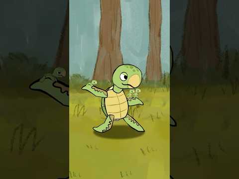 亀とたぬっぽの手裏剣対決 #tmnt #animation #cartoon #turtles