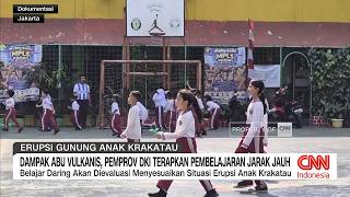 Dampak Abu Vulkanis, Pemprov DKI Terapkan Pembelajaran Jarak Jauh
