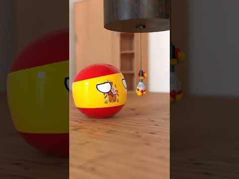 Qué pasó con el bombillo de España 🧐 #countryballs #shorts