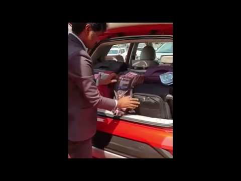 Mahindra XUV300 boot space - Suitcase challenge