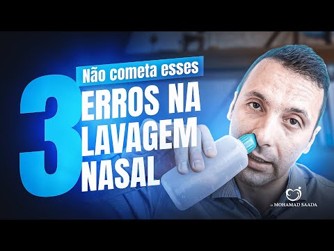 3 ERROS QUE VOCÊ NÃO PODE COMETER NA HORA DA LAVAGEM NASAL
