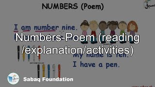Numbers-Poem (reading /explanation/activities)