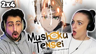 HE TOOK DOWN A DRAGON?! *MUSHOKU TENSEI* 2x4 REACTION!