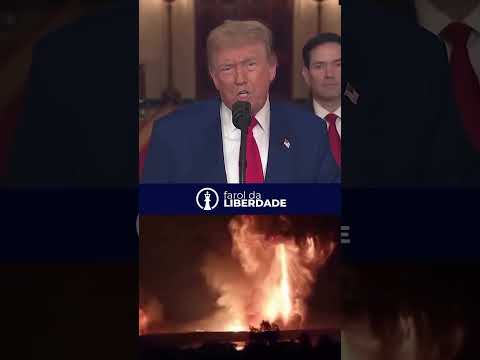 Neste sábado 22 06 2025 o presidente Donald Trump fez um pronunciamento direto da Casa Branca