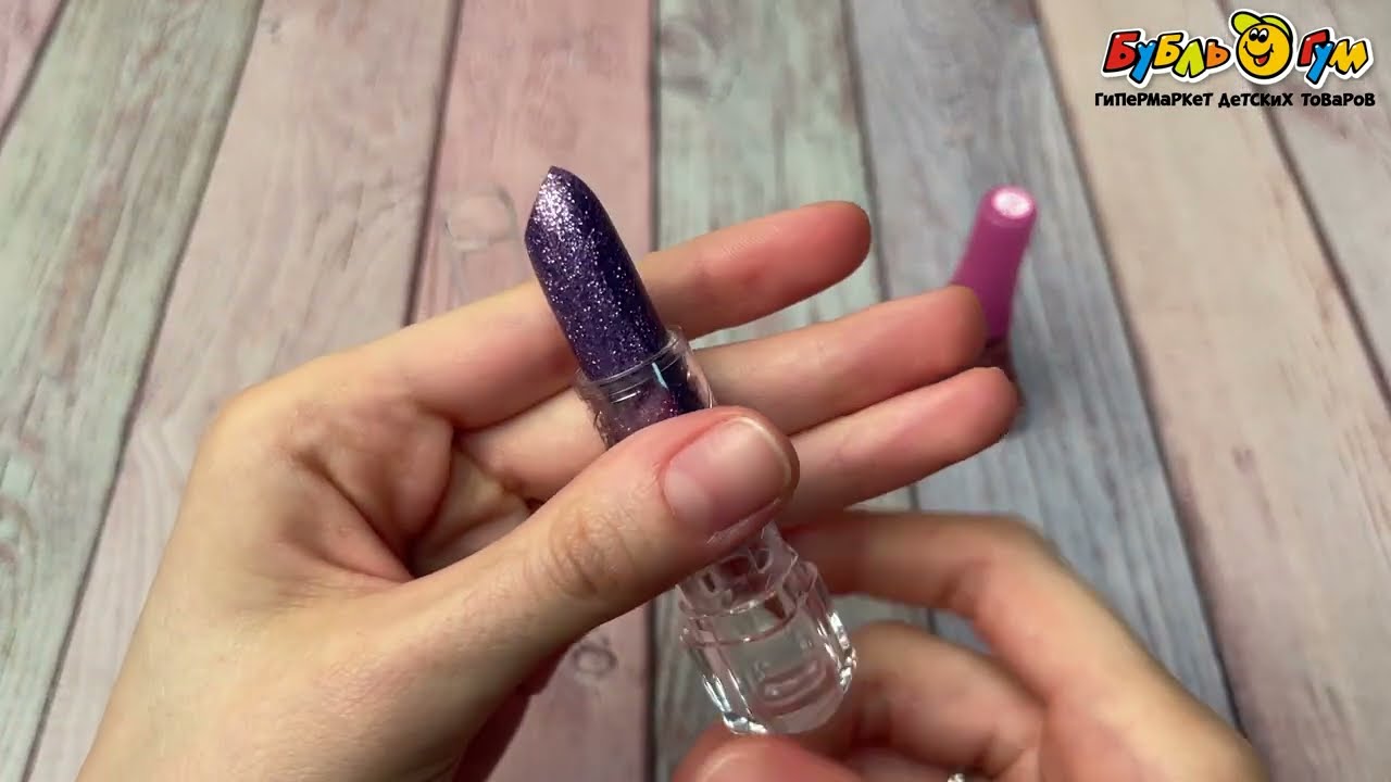 Набор Lukky лак с блестками и помада с блёстками в ассортименте - видео